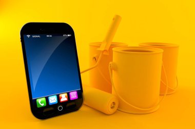 Akıllı telefonlu yenileme arkaplanı