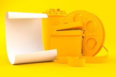 Kağıt kaplamalı sinema arkaplanı