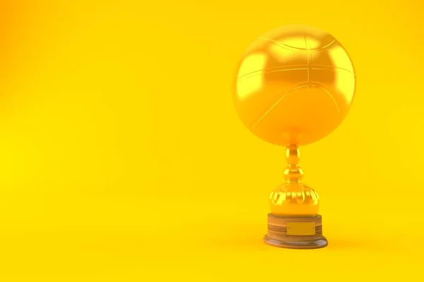 Pallacanestro trofeo palla — Foto Stock