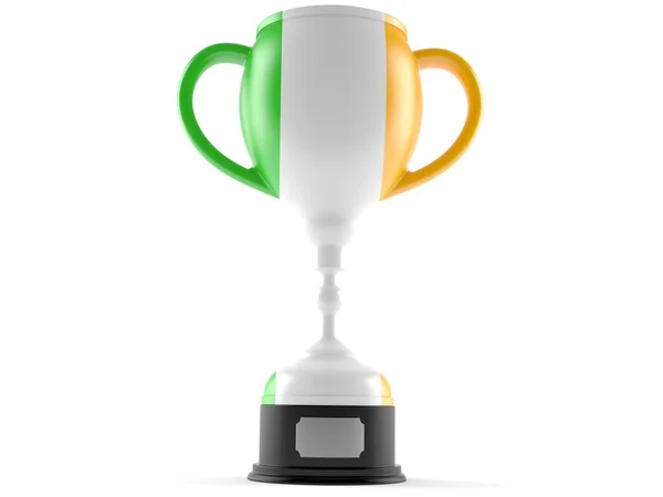 Trophy with irish flag — Stock Photo, Image