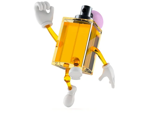 Personagem de perfume pulando de alegria — Fotografia de Stock