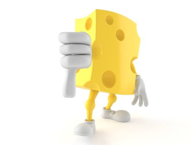 Baş parmağı aşağıda peynir karakteri