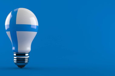 Finiş bayrağı olan ampul