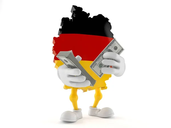 돈을 계산하는 독일어 문자 — 스톡 사진
