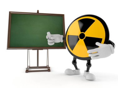 Boş tahtası olan radyoaktif karakter