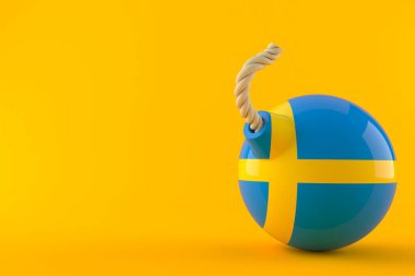 İsveç bayraklı bomba