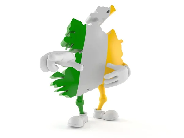 Irlandzki znak wskazujący palcem — Zdjęcie stockowe