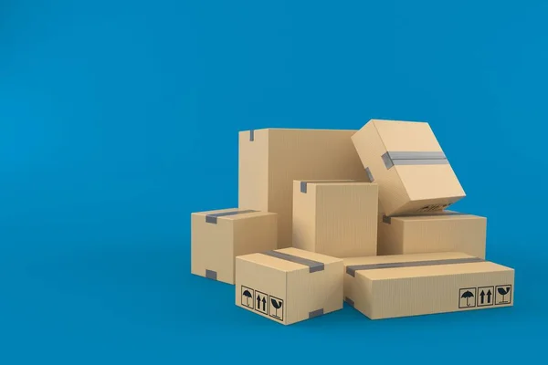 Stack of boxes — Stock Photo, Image