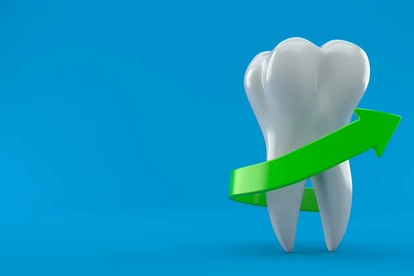 Yeşil oklu diş — Stok fotoğraf