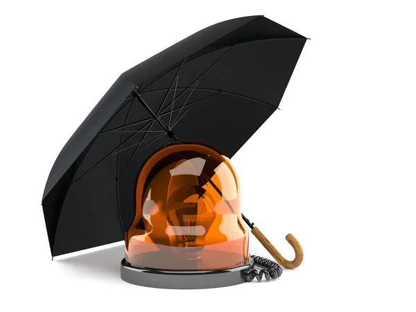 Paraguas con sirena de emergencia — Foto de Stock