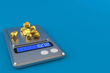 Ağırlık ölçülü altın külçeler