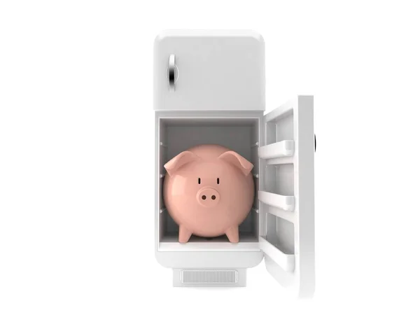 Kumbaralı buzdolabı aç.