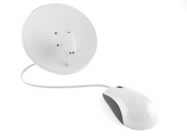 Bilgisayar faresi ile uydu çanağı