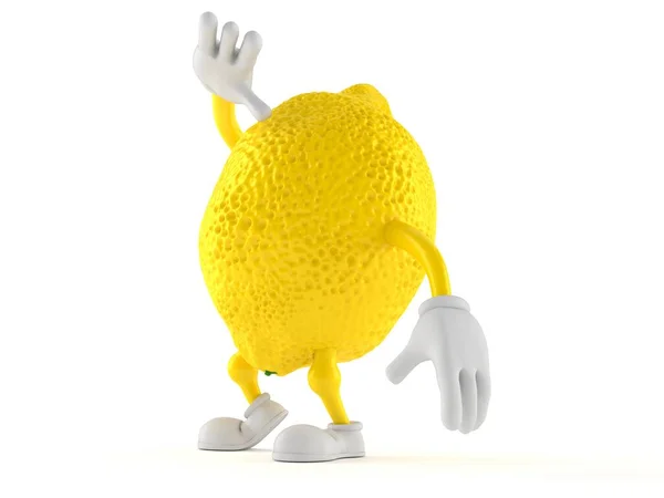 Lemon personagem olhando para cima — Fotografia de Stock