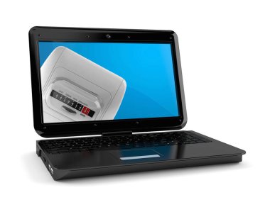 Dizüstü bilgisayarın içinde elektrik ölçümü