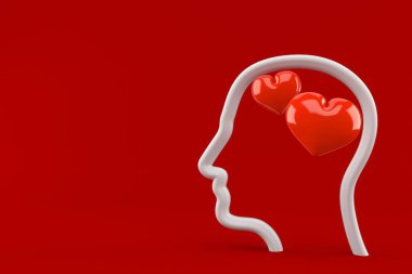 Kafanın içinde iki kalp