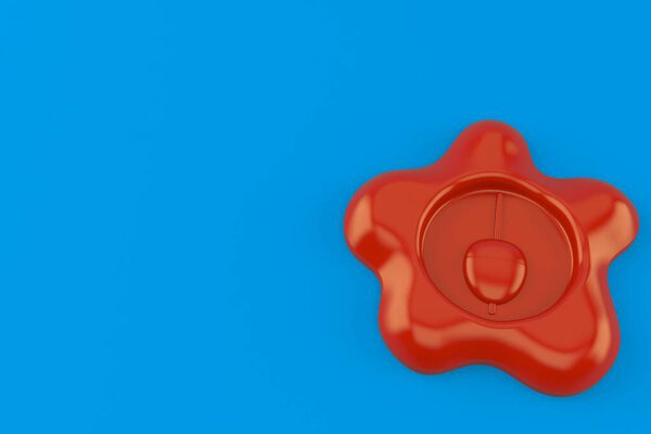 Fishing float rubber stamp