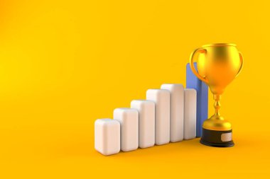 Grafikli altın kupa