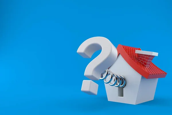 Küçük evi olan soru işareti