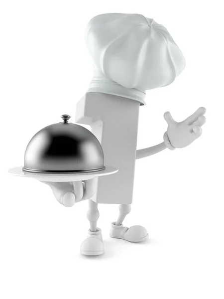 Personaggio numero uno con cupola di catering — Foto Stock