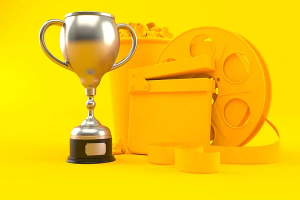 Cinema background with trophy — Stock Photo, Image