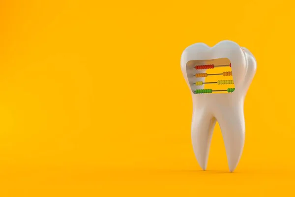 Dente com ábaco — Fotografia de Stock