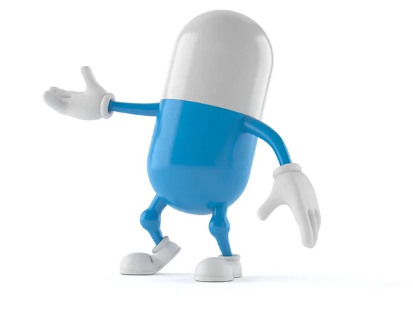 Pill character — Stock Photo, Image