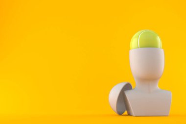 Tenis topu kafanın içinde