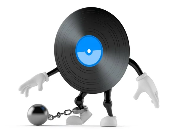 Personaje de vinilo con bola de prisión — Foto de Stock