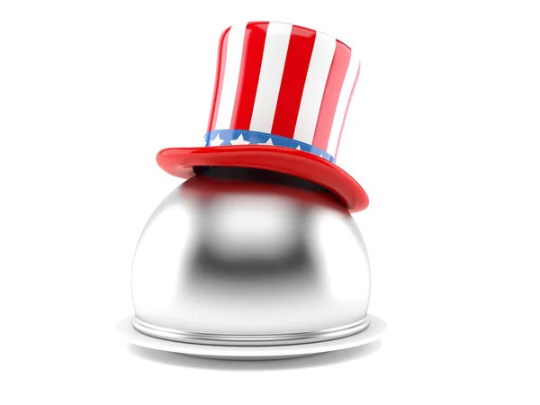 Купол харчування з капелюхом США — стокове фото