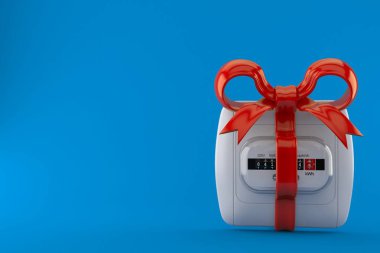 Kırmızı kurdeleli elektrik ölçümü
