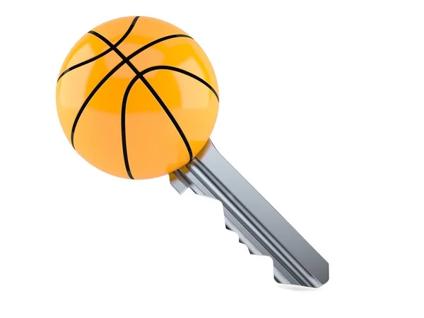 Llave de pelota de baloncesto — Foto de Stock