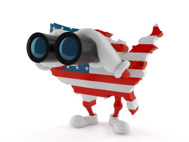 Dürbünle bakan Usa karakteri