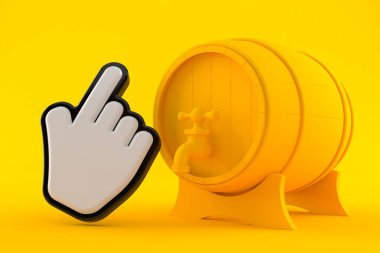 İmleç ile şaraphane arkaplanı