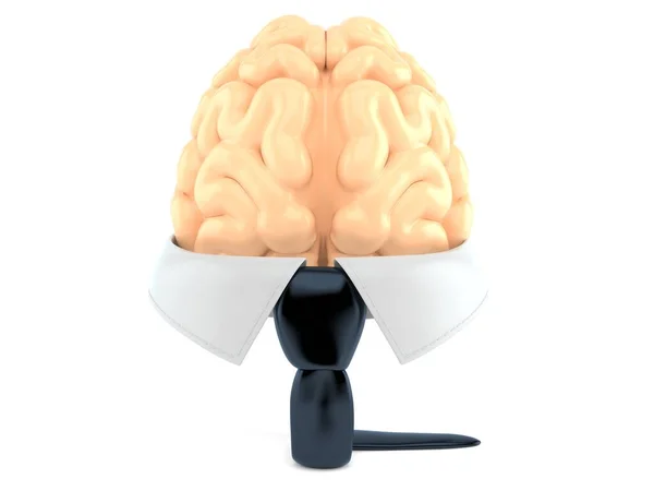 Business collar with brain — Stock Photo, Image