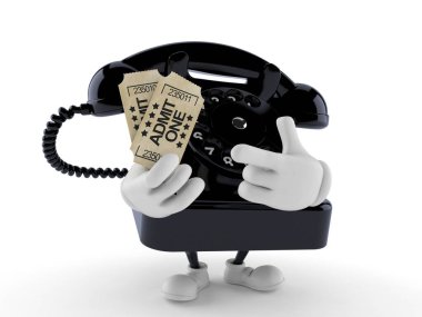 Beyaz arka plan üzerinde izole karikatür karakter