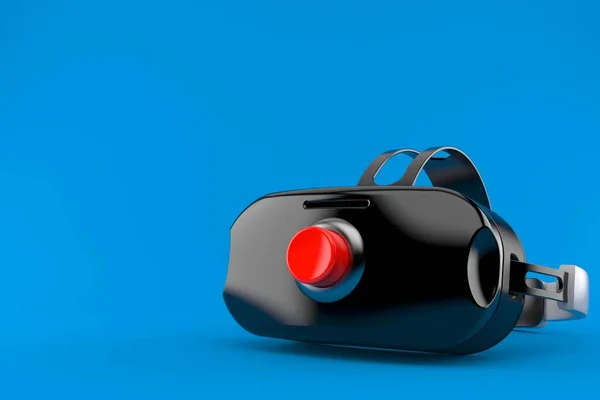 누르는 버튼이 달린 VR 헤드셋 — 스톡 사진