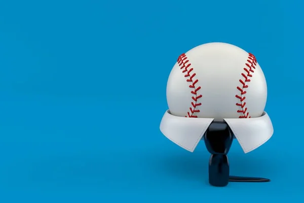 Бізнес комір з бейсбольним м'ячем — стокове фото