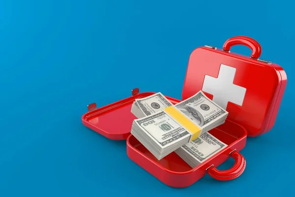 First aid kit with money