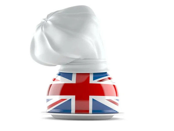 Catering kupol med Storbritannien flagga — Stockfoto