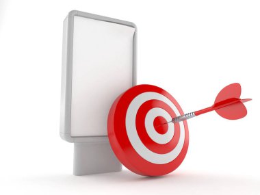 Boş reklam panosuyla tam on ikiden.