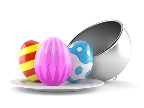Uova di Pasqua con cupola di catering — Foto Stock