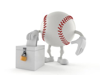 Beyaz arka plan üzerinde izole karikatür karakter