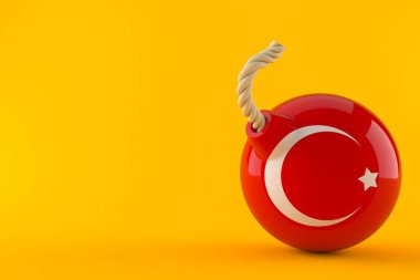 Türk bayrağıyla bomba