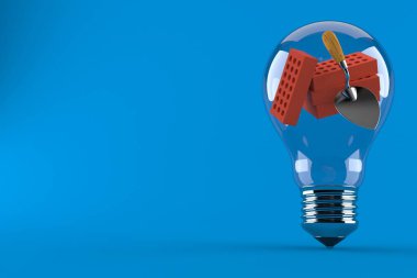 Ampulün içinde mala ve tuğla