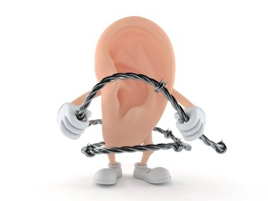 Dikenli tel tutan kulak karakteri