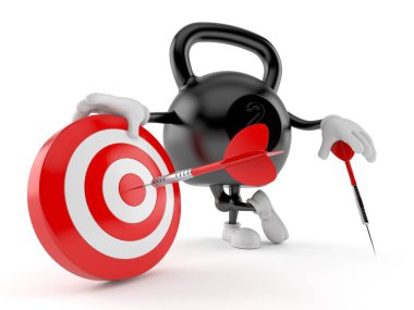Kettlebell karakteri, hedef tahtası.