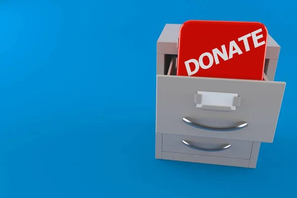 Donate box inside archive