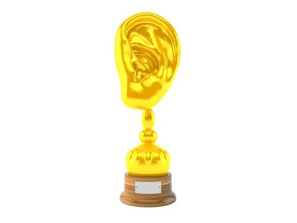 Ear golden trophy — Stock Photo, Image