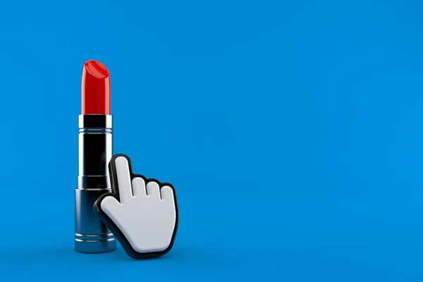 Lipstick met webcursor — Stockfoto